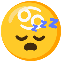 Cancer and sleeping face