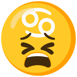 Cancer and tired face