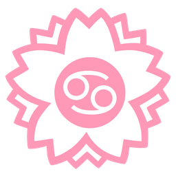 Cancer and white flower