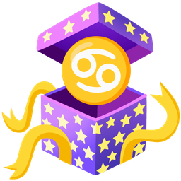 Cancer and wrapped gift