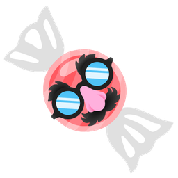 Candy and Disguised face