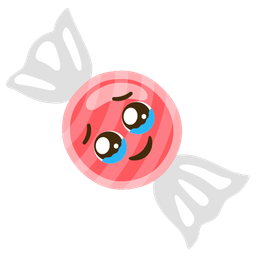 Candy and Face holding back tears