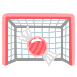Candy and Goal net