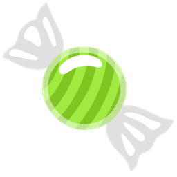 Candy and Green heart