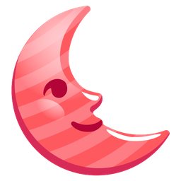 Candy and Last quarter moon face