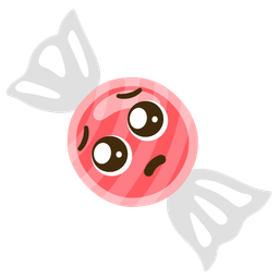 Candy and Pleading face