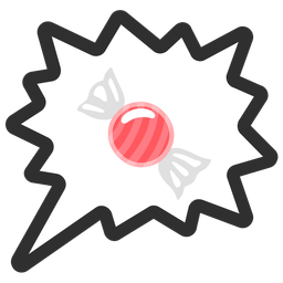 Candy and Right anger bubble