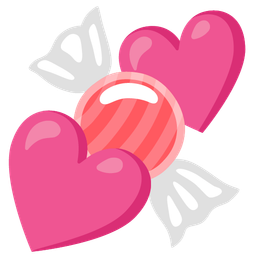 Candy and Two hearts