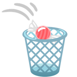 Candy and Wastebasket