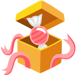 Candy and Wrapped gift