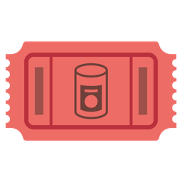 Canned food and Admission tickets