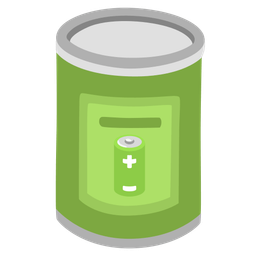 Canned food and Battery