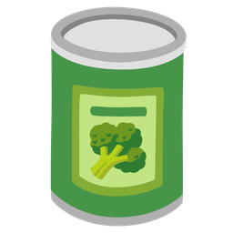 Canned food and Broccoli