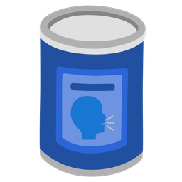 Canned food and Busts in silhouette