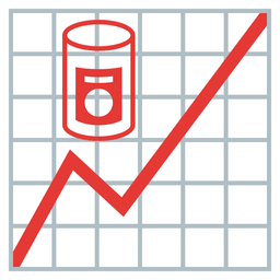 Canned food and Chart increasing