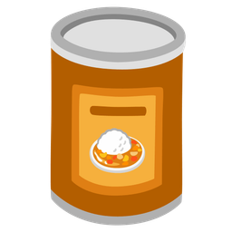 Canned food and Curry rice