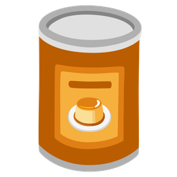 Canned food and Custard