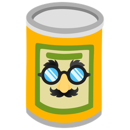 Canned food and Disguised face