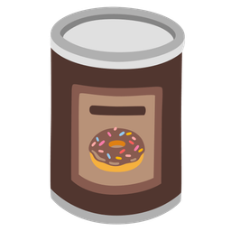 Canned food and Doughnut