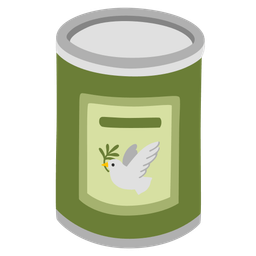 Canned food and Dove