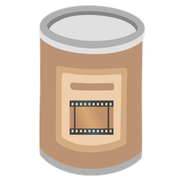 Canned food and Film frames