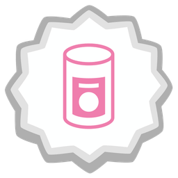 Canned food and Fish cake with swirl