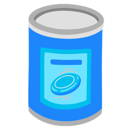 Canned food and Flying disc