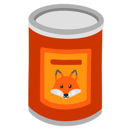 Canned food and Fox