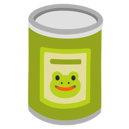 Canned food and Frog