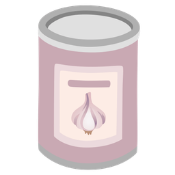 Canned food and Garlic
