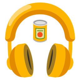 Canned food and Headphone