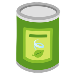 Canned food and Leaf fluttering in wind