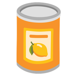 Canned food and Lemon