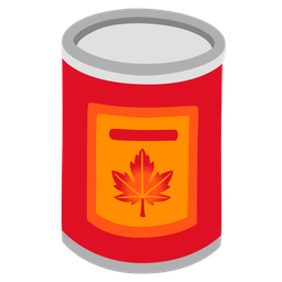 Canned food and Maple leaf