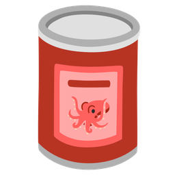 Canned food and Octopus