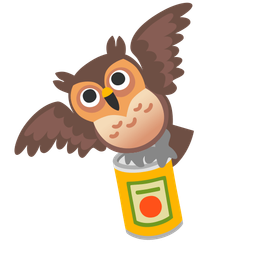Canned food and Owl
