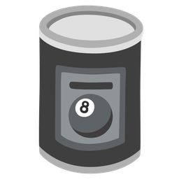Canned food and Pool 8 ball