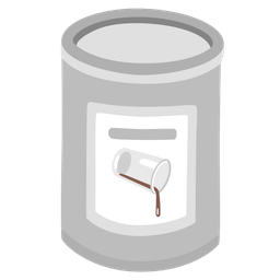 Canned food and Pouring liquid