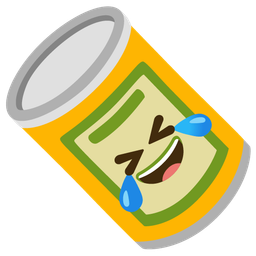 Canned food and Rolling on the floor laughing