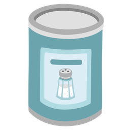 Canned food and Salt