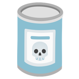 Canned food and Skull