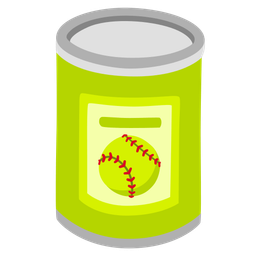 Canned food and Softball