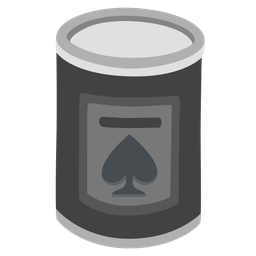 Canned food and Spade suit