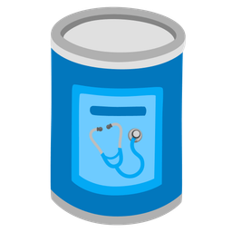 Canned food and Stethoscope