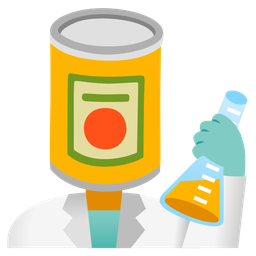 Canned food and Test tube