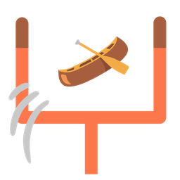 canoe and american football