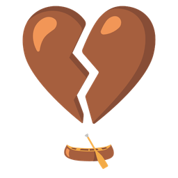 canoe and broken heart