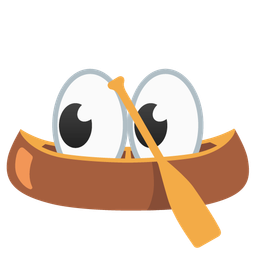 canoe and eyes