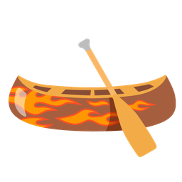 canoe and fire