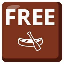 canoe and FREE button